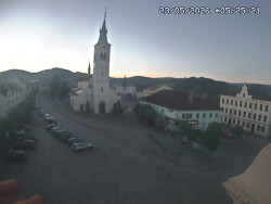 Náměstí, koste sv. Markéty