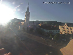 Náměstí, koste sv. Markéty