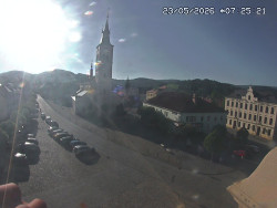Náměstí, koste sv. Markéty
