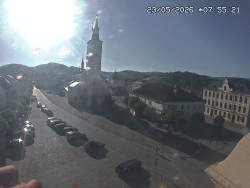 Náměstí, koste sv. Markéty