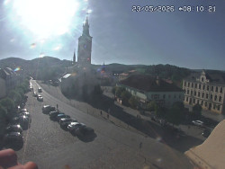 Náměstí, koste sv. Markéty