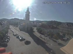 Náměstí, koste sv. Markéty