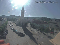 Náměstí, koste sv. Markéty