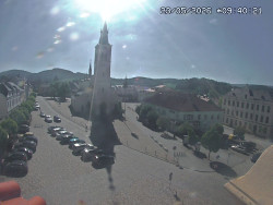 Náměstí, koste sv. Markéty