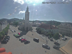 Náměstí, koste sv. Markéty