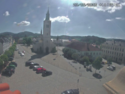 Náměstí, koste sv. Markéty