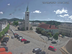 Náměstí, koste sv. Markéty