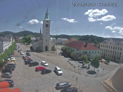 Náměstí, koste sv. Markéty