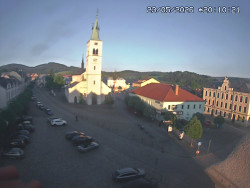 Náměstí, koste sv. Markéty
