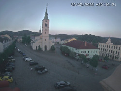Náměstí, koste sv. Markéty