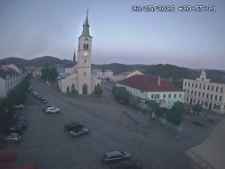 Náměstí, koste sv. Markéty