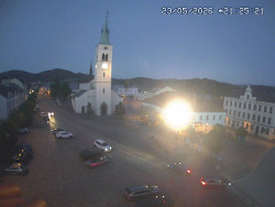 Náměstí, koste sv. Markéty