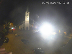 Náměstí, koste sv. Markéty