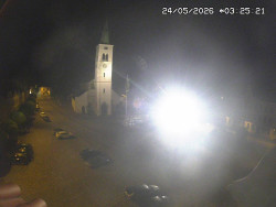 Náměstí, koste sv. Markéty