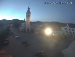 Náměstí, koste sv. Markéty