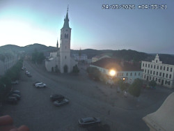 Náměstí, koste sv. Markéty