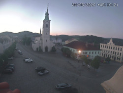Náměstí, koste sv. Markéty