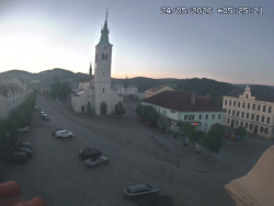 Náměstí, koste sv. Markéty