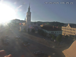Náměstí, koste sv. Markéty