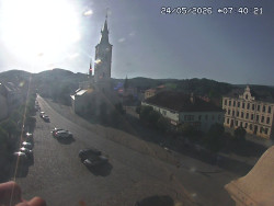 Náměstí, koste sv. Markéty