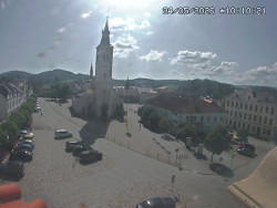 Náměstí, koste sv. Markéty