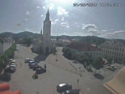 Náměstí, koste sv. Markéty