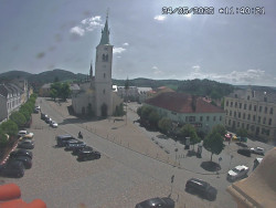 Náměstí, koste sv. Markéty