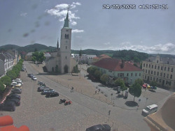 Náměstí, koste sv. Markéty