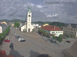 Náměstí, koste sv. Markéty