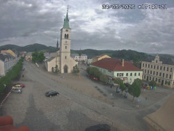 Náměstí, koste sv. Markéty