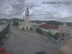 Náměstí, koste sv. Markéty