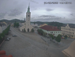 Náměstí, koste sv. Markéty