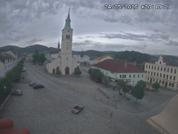 Náměstí, koste sv. Markéty