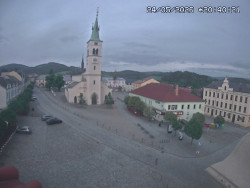 Náměstí, koste sv. Markéty