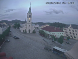 Náměstí, koste sv. Markéty