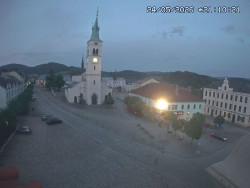 Náměstí, koste sv. Markéty
