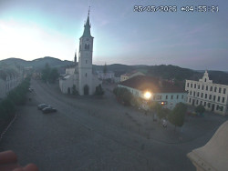 Náměstí, koste sv. Markéty