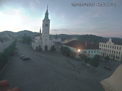 Náměstí, koste sv. Markéty