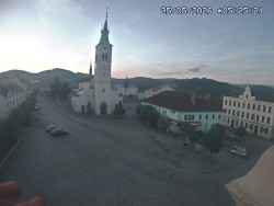 Náměstí, koste sv. Markéty