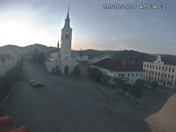 Náměstí, koste sv. Markéty