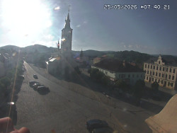 Náměstí, koste sv. Markéty