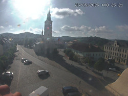 Náměstí, koste sv. Markéty