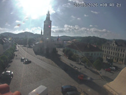 Náměstí, koste sv. Markéty