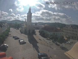 Náměstí, koste sv. Markéty