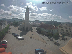 Náměstí, koste sv. Markéty