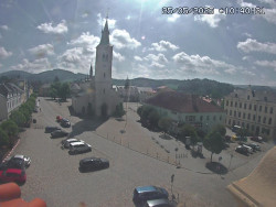 Náměstí, koste sv. Markéty