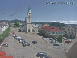 Náměstí, koste sv. Markéty