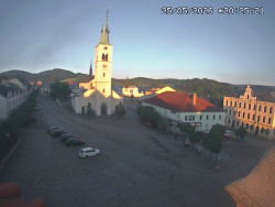 Náměstí, koste sv. Markéty