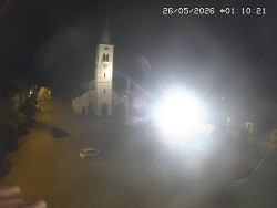 Náměstí, koste sv. Markéty