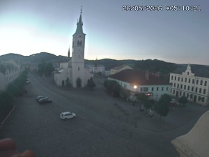 Město Kašperské Hory - Náměstí, koste sv. Markéty - 26.5.2026 v 05:15 Město Kašperské Hory - Náměstí, koste sv. Markéty - 26.5.2026 v 05:15